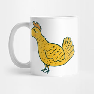 Yellow Hen Mug